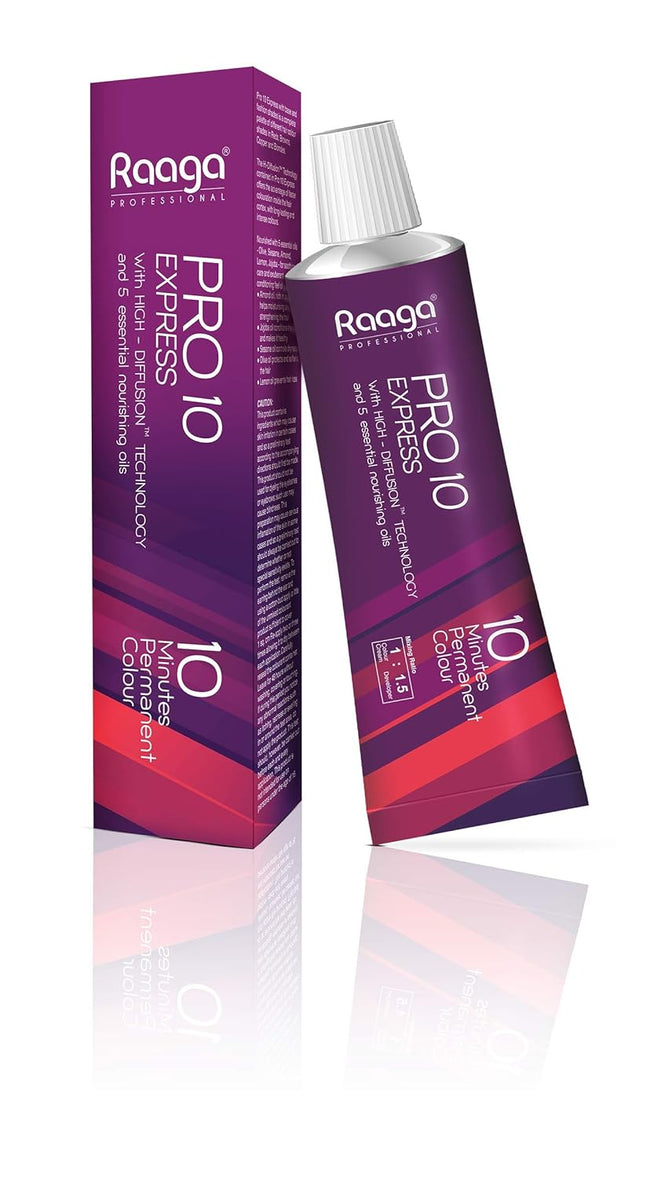 Raaga Professional Pro 10 Hair Color - Dark Brown, 3, 90 g Hover Image