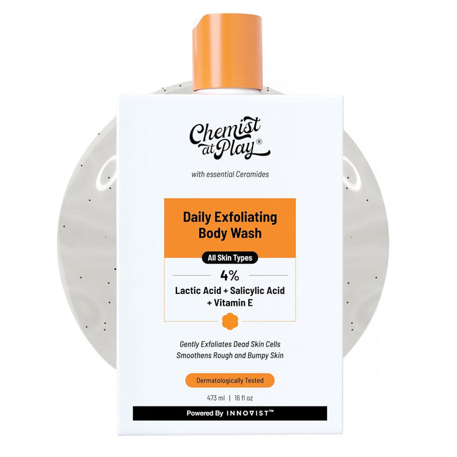 Chemist At Play Exfoliating Body Wash, 4% (Salicylic Acid, Vitamin E and Lactic Acid) Main Image