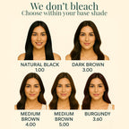 Natural Black Hair Color Gel 180ml Ammonia-Free Organic Long-Lasting