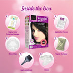 Vegetal Bio Soft Black Hair Color 150g Ammonia-Free Organic Kit