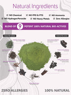 Vegetal Bio Soft Black Hair Color 150g Ammonia-Free Organic Kit