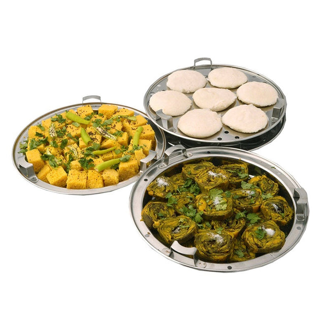 Kitchen Sandwich Bottom Multi kadai Idly Cooker Dhokla and Plate Main Image