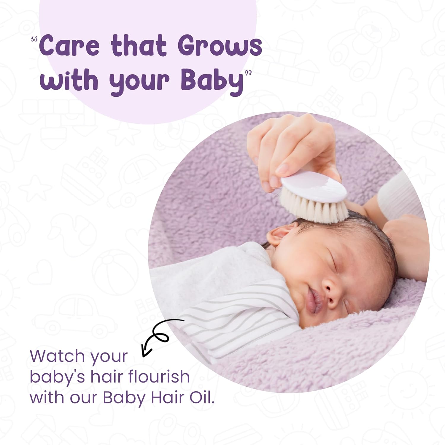Mother Sparsh Nourishing Baby Hair Oil, Soothe & Nourishes Delicate Baby Scalp, Suitable Hair Oil for Newborns