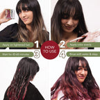 Ruby Wine Semi-Permanent Hair Color 120g - DIY Conditioner Formula