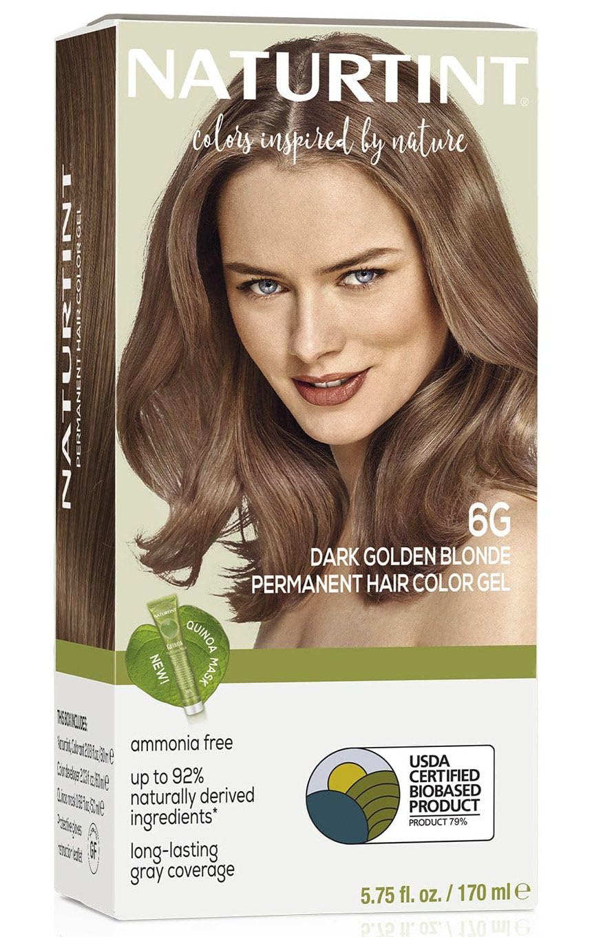 Naturtint 4N Medium Brown Hair Color Gel, Vegan, Ammonia-Free, Grey Coverage