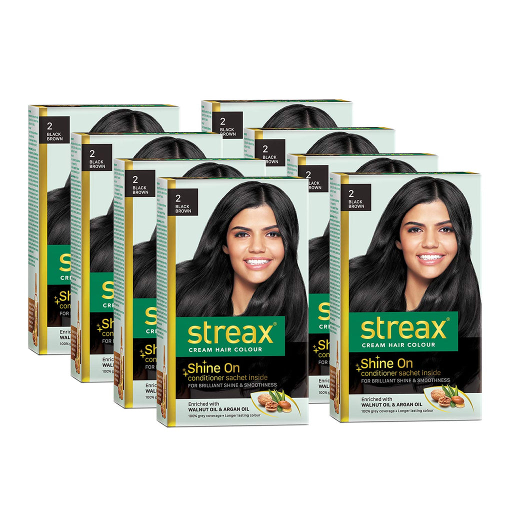 Streax Burgundy Hair Color 3.16 with Argan & Walnut Oil 100% Grey Coverage
