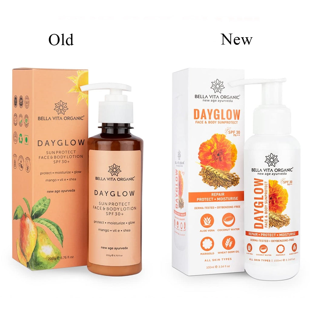 Bella Vita Organic Day Glow Sun Protect Face And Body Lotion SPF 30+