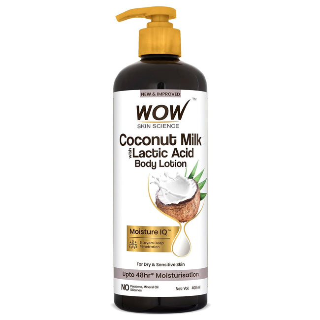 Wow Skin Science Coconut Milk and Argan Oil Body Lotion Hover Image