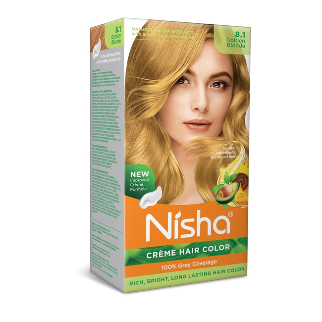 Nisha Creme Hair Color Honey Blonde Hover Image