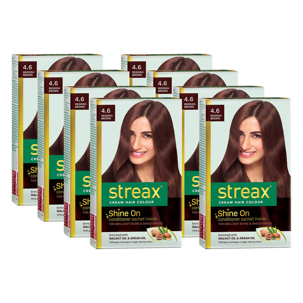 Streax Burgundy Hair Color 3.16 with Argan & Walnut Oil 100% Grey Coverage