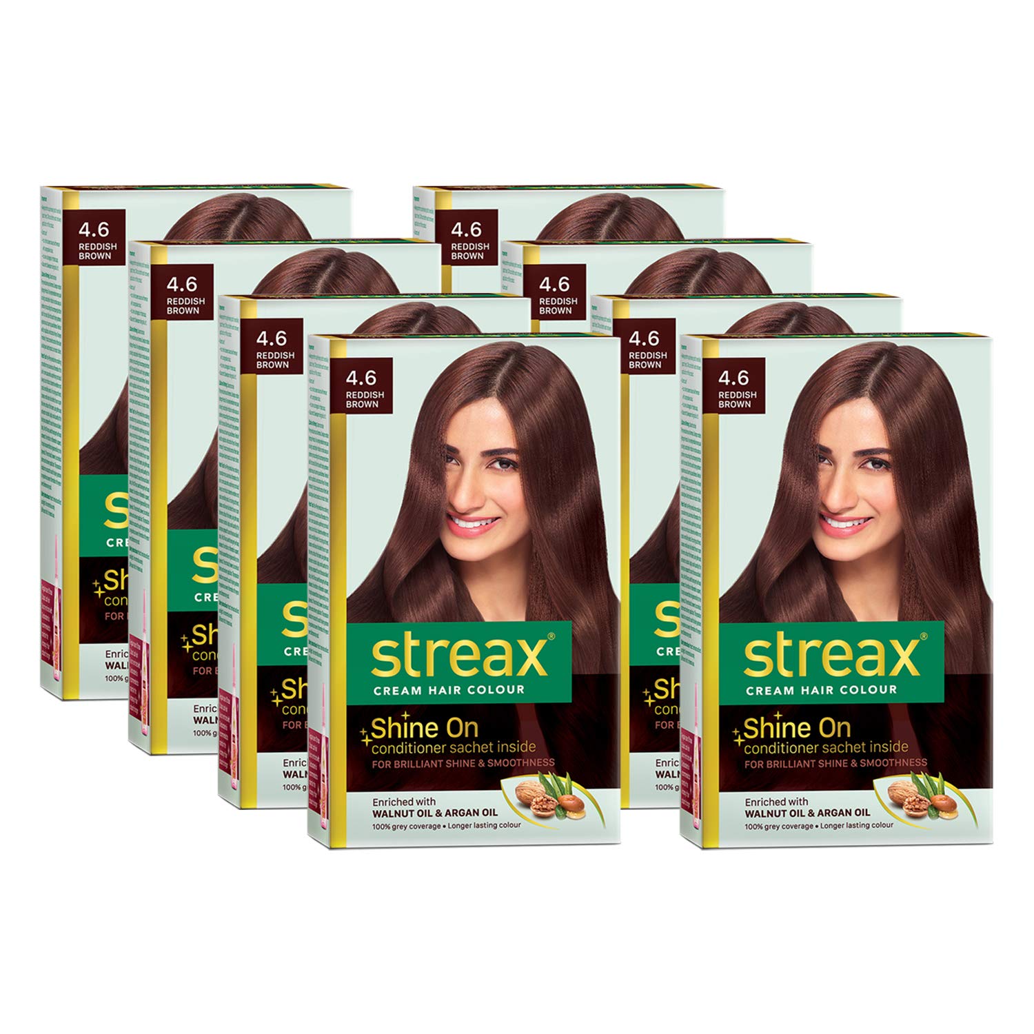Streax Burgundy Hair Color 3.16 with Argan & Walnut Oil 100% Grey Coverage