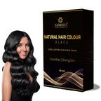 Organic Ammonia-Free Hair Color, Brown, 100g - 100% Grey Coverage