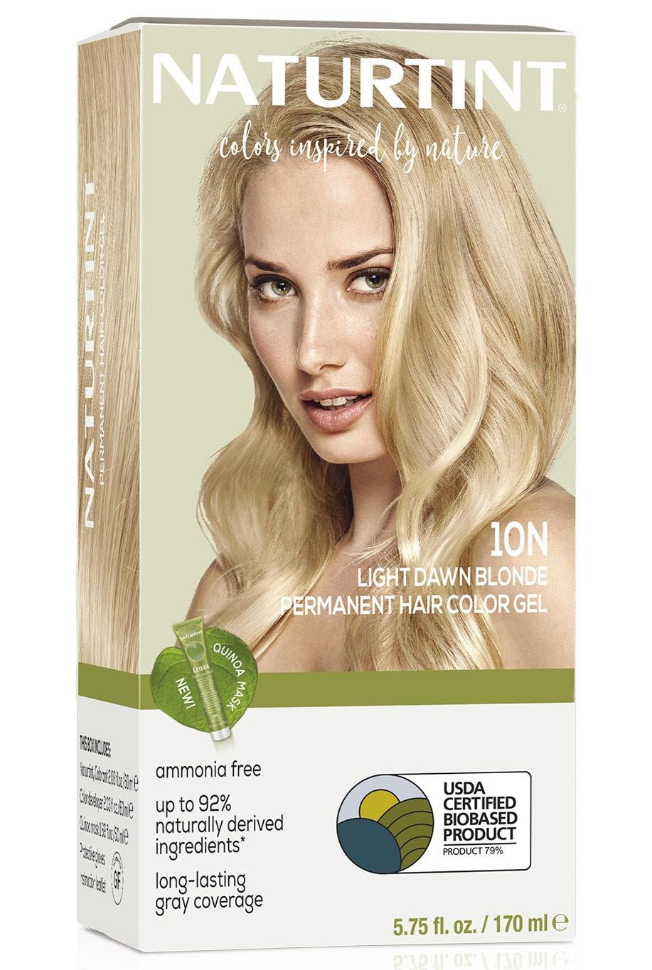 Naturtint 4N Medium Brown Hair Color Gel, Vegan, Ammonia-Free, Grey Coverage