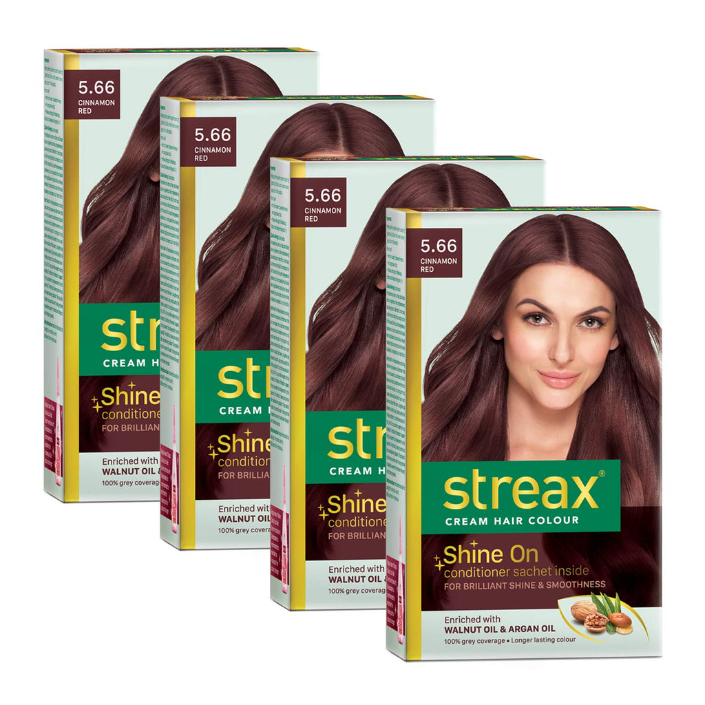 Streax Burgundy Hair Color 3.16 with Argan & Walnut Oil 100% Grey Coverage