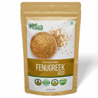 Organic Zing Fenugreek Seeds Also Known As Methi Seeds and Trigonella Foenum-Graecum |100% Pure & Natural | Vegan | Preservative Free | Resealable Pack