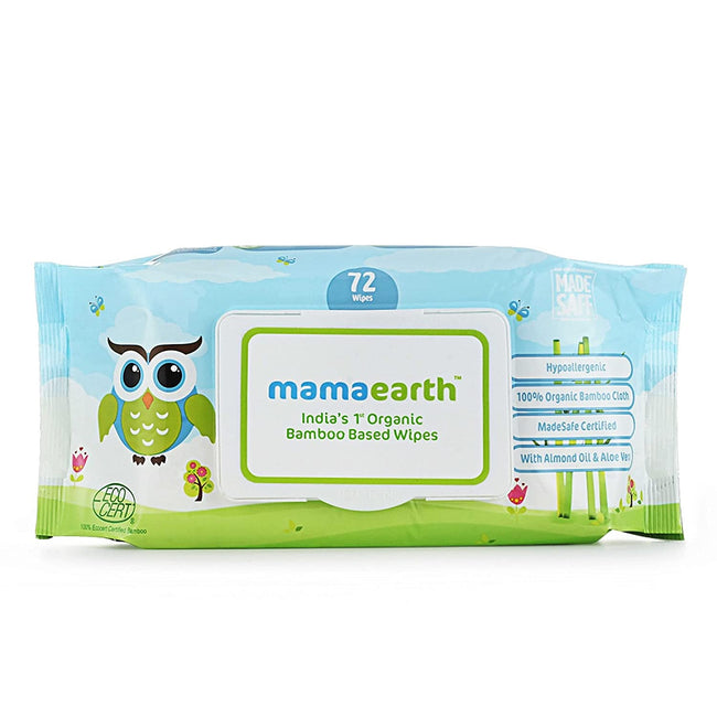 Mamaearth India's 1st Organic Bamboo Based Wipes Main Image