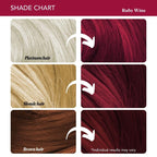Ruby Wine Semi-Permanent Hair Color 120g - DIY Conditioner Formula