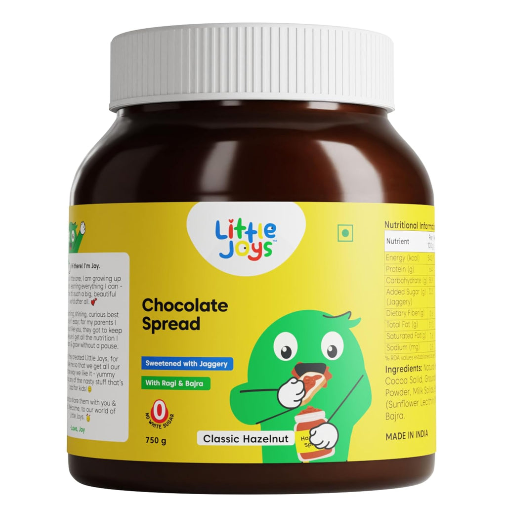 Little Joys Chocolate Spread for Kids With Hazelnut, Cocoa, Ragi & Bajra