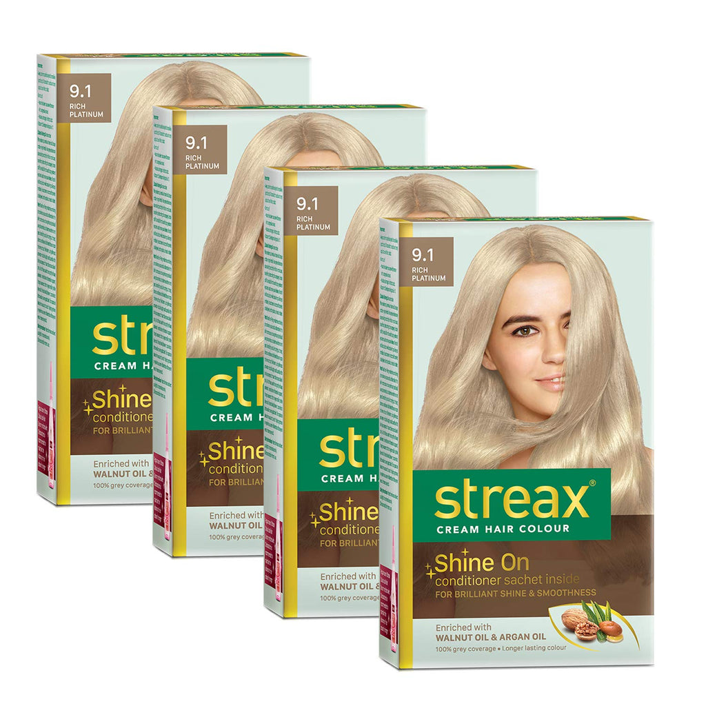 Streax Burgundy Hair Color 3.16 with Argan & Walnut Oil 100% Grey Coverage