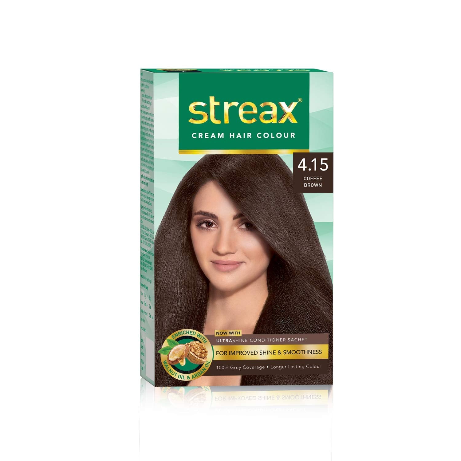 Streax Burgundy Hair Color 3.16 with Argan & Walnut Oil 100% Grey Coverage