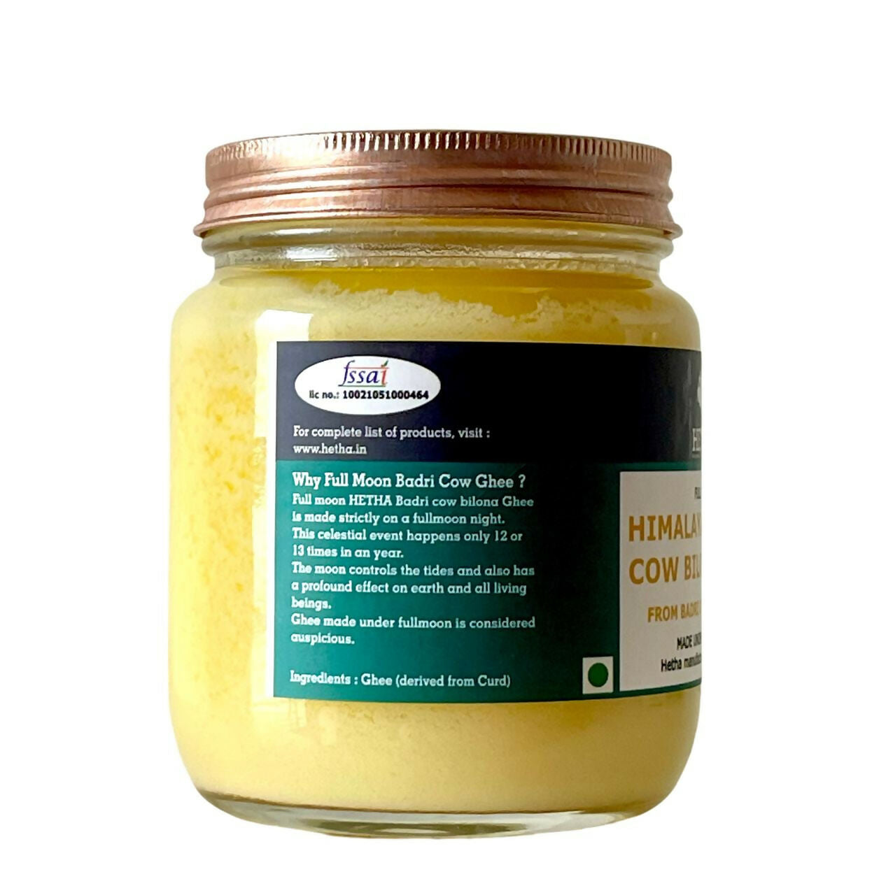 Hetha Full Moon Himalayan Badri Cow Bilona Ghee / A2 Ghee