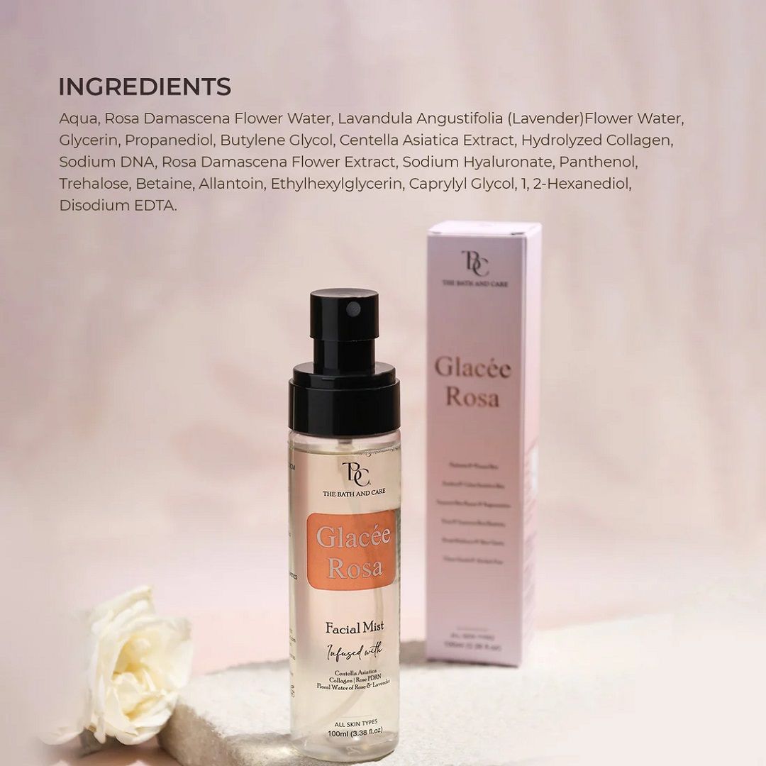 TBC - The Bath and Care Glacee Rose Facial Mist Toner