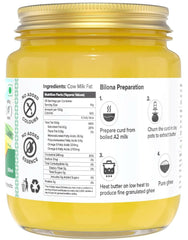 Farm Naturelle A2 Vedic Sahiwal Ghee - Desi Cow Ghee | Natural, Healthy, and Pure | Cultured Cow Ghee