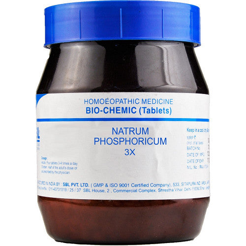SBL Homeopathy Natrum Phosphoricum Biochemic Tablets Main Image