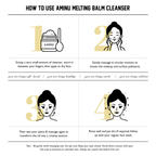 Aminu Melting Balm Cleanser for Makeup Removing & Double Cleansing