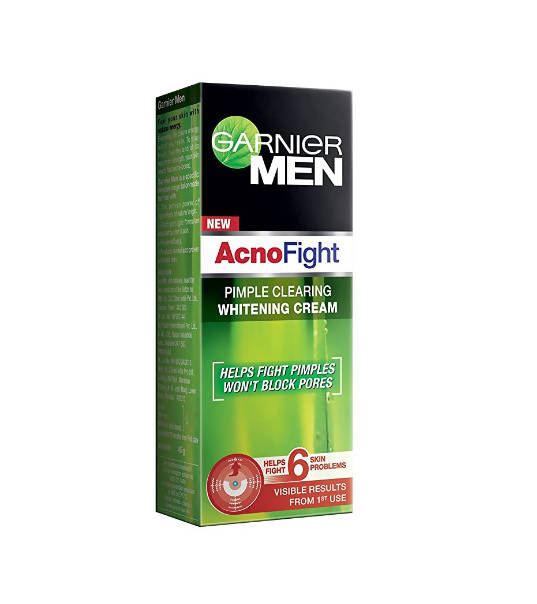 Garnier Men Acno Fight Pimple Clearing Whitening Cream Hover Image