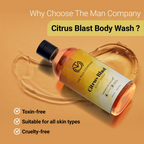 The Man Company Citrus Blast Perfumed Body Wash For Men