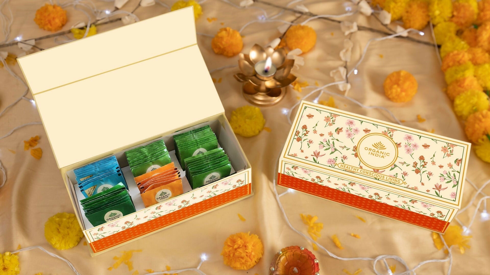 Organic India Blissful Brew Tea Gift Set