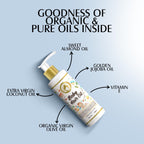 Mom & World Baby Hair Oil With Organic & Cold Pressed Natural Oil