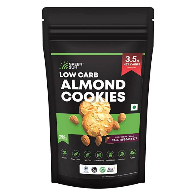 Green Sun Low Carb Almond Cookies Hover Image