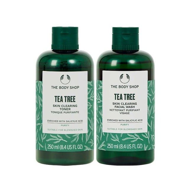 The Body Shop Tea Tree Facial Wash & Toner Combo Hover Image