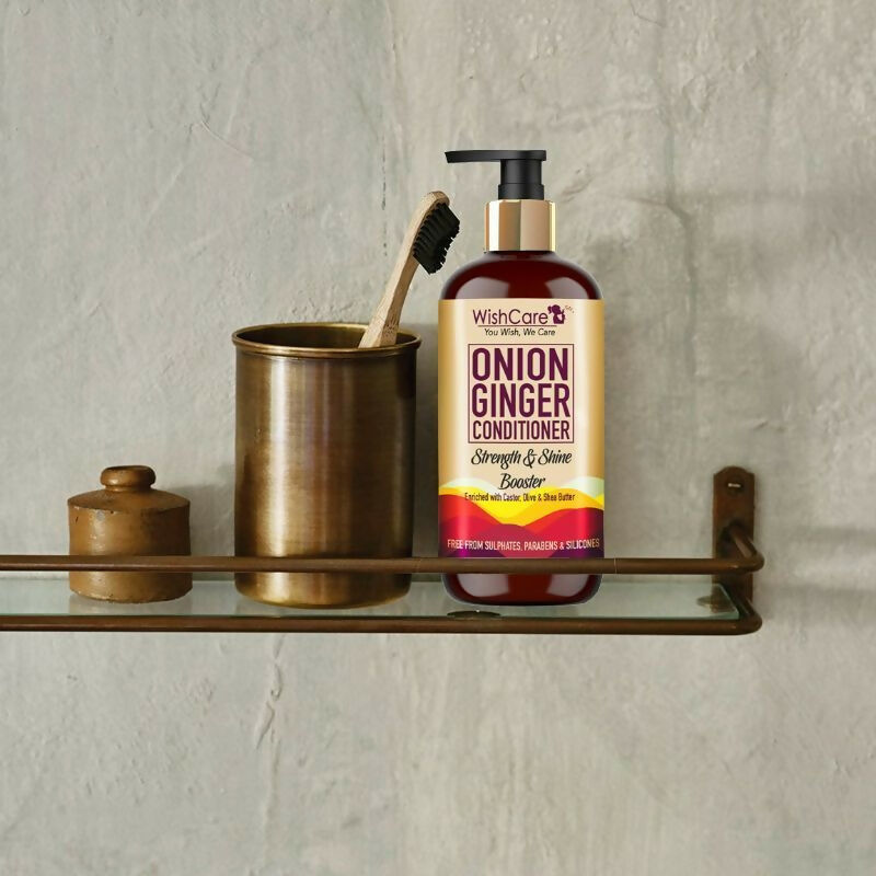 WishCare Onion Ginger Conditioner Strength & Shine Booster