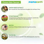 Mamaearth Onion Hair Serum For Strong , Frizz Free Hair
