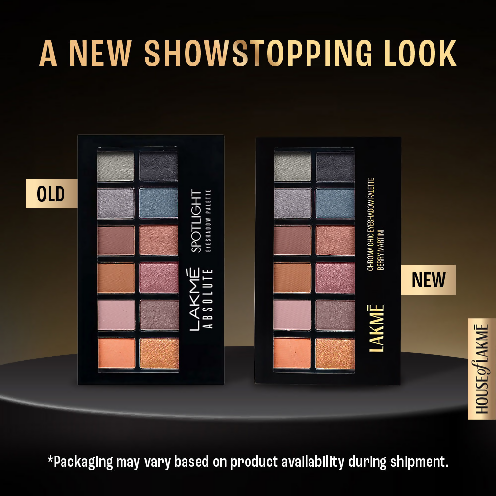 Lakme Glitterati Chroma Chic Eye Shadow Palette - Stilettos