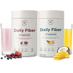 Wellbeing Nutrition Daily Fiber Powder - Vanilla Berry & Pina Colada Combo