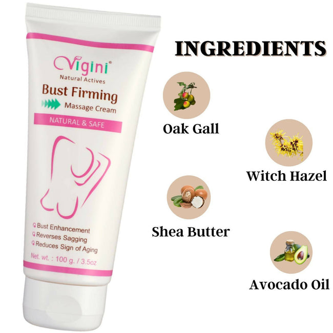 Vigini Natural Actives Breast Bust Body Shaping Toner Firming Tightening Growth Oil Cream Main Image