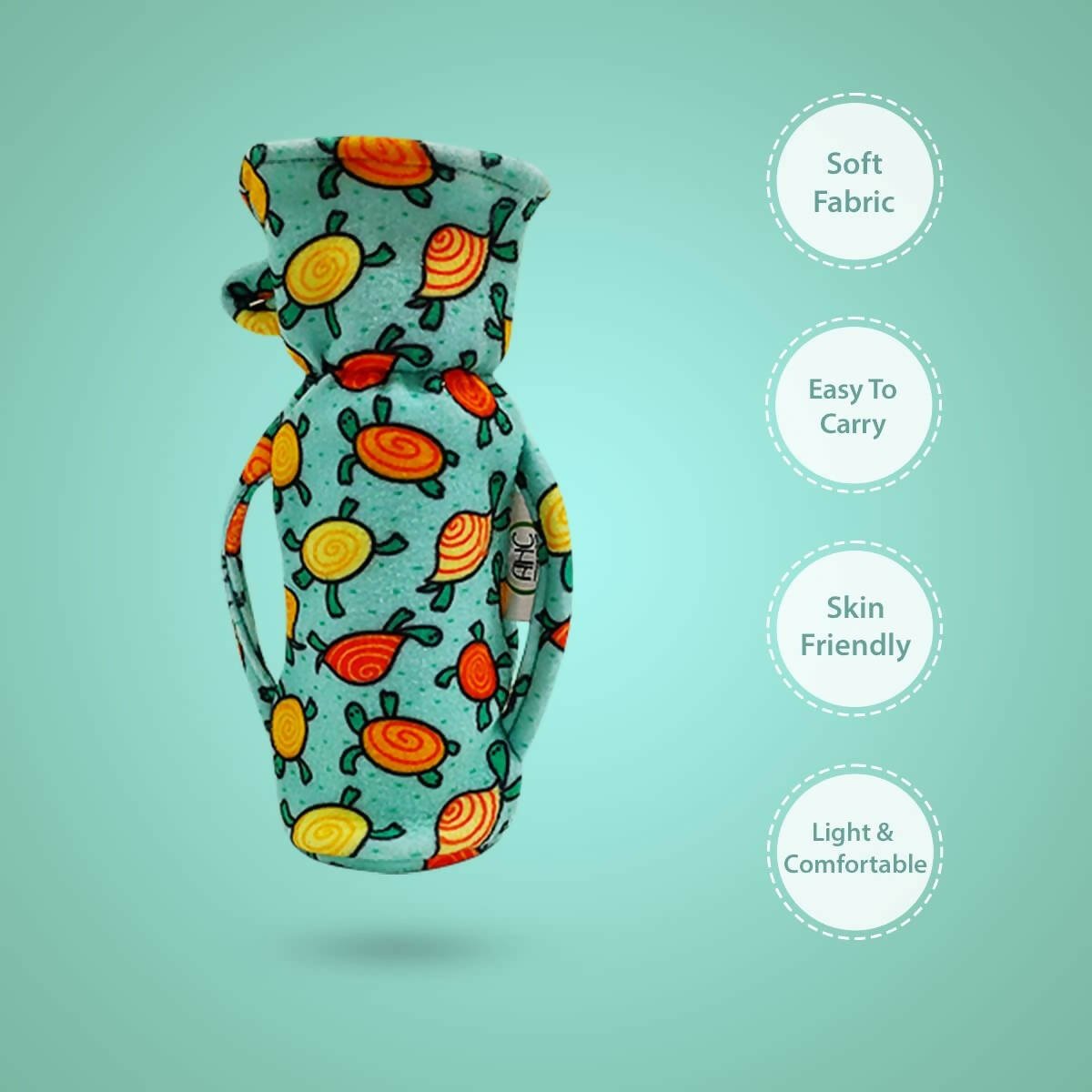 AHC Feeding Bottle Cover For Baby With Handle And Neck Grip Combo