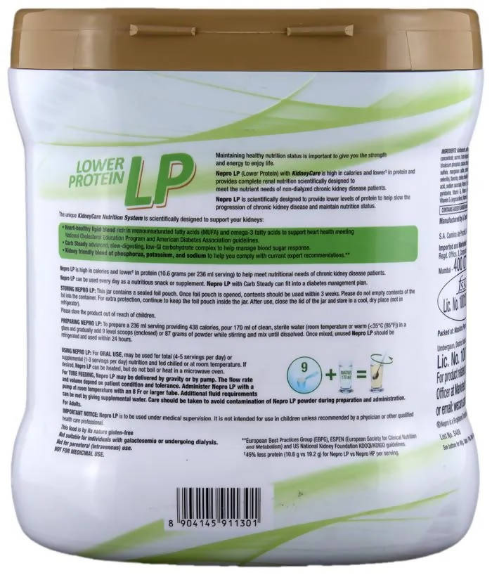 Nepro LP (Lower Protein) Powder - Health Drink Vanilla Toffee Flavor