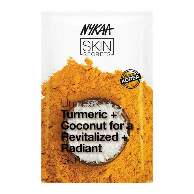Nykaa Skin Secrets Indian Rituals Turmeric + Coconut Sheet Mask For Revitalized & Radiant Skin Main Image