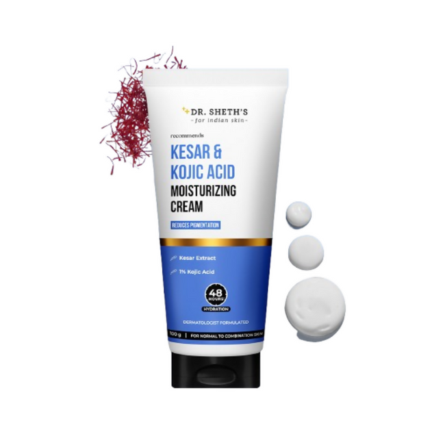 Dr. Sheth's Kesar & Kojic Acid Moisturizing Cream Main Image