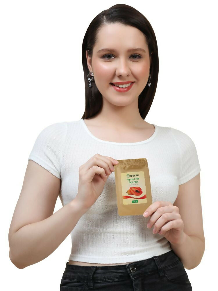 Belsa Herbals Organic Papaya D-Tan Face Pack