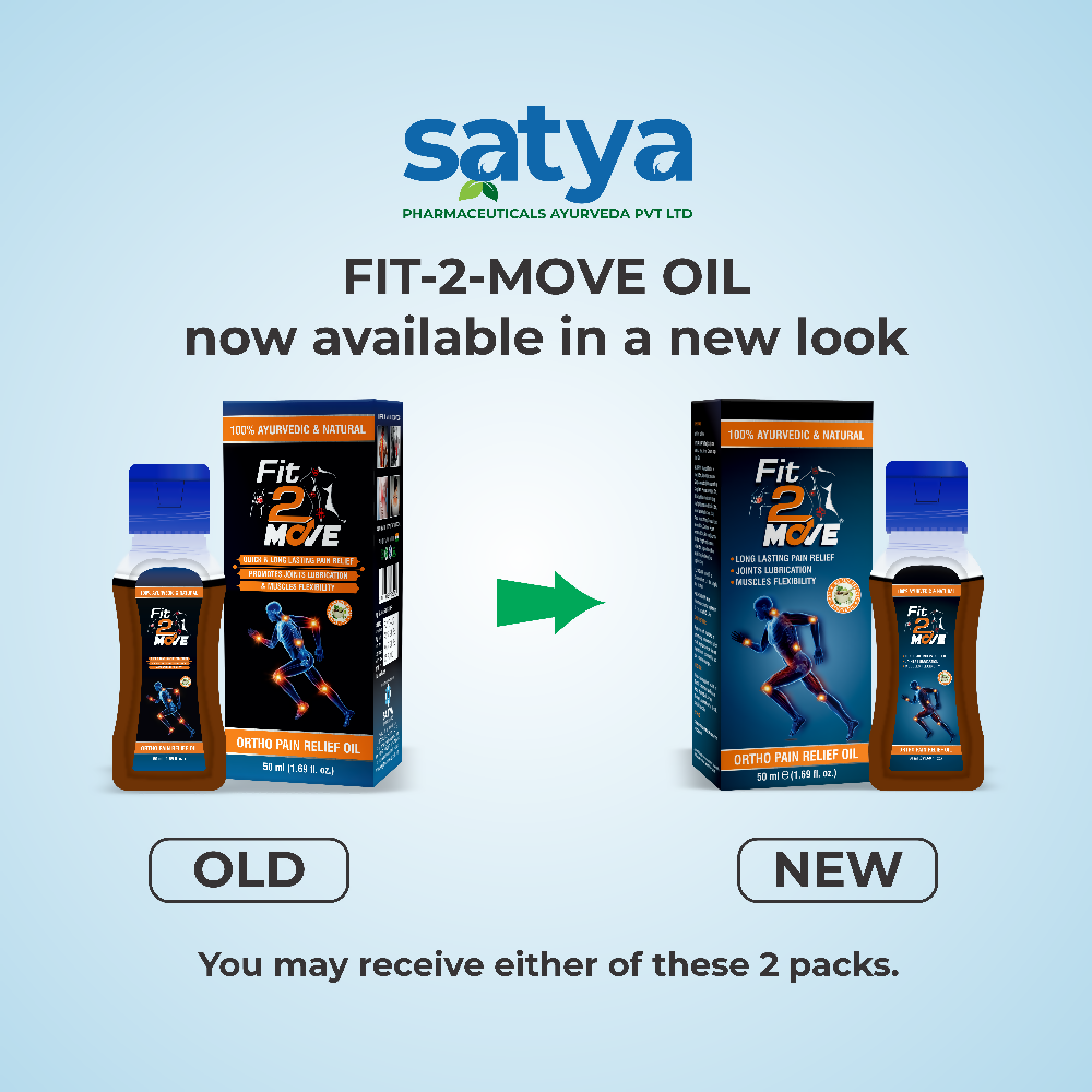 Satya Pharmaceuticals Ayurveda Fit-2 Move Ortho Pain Relief Oil