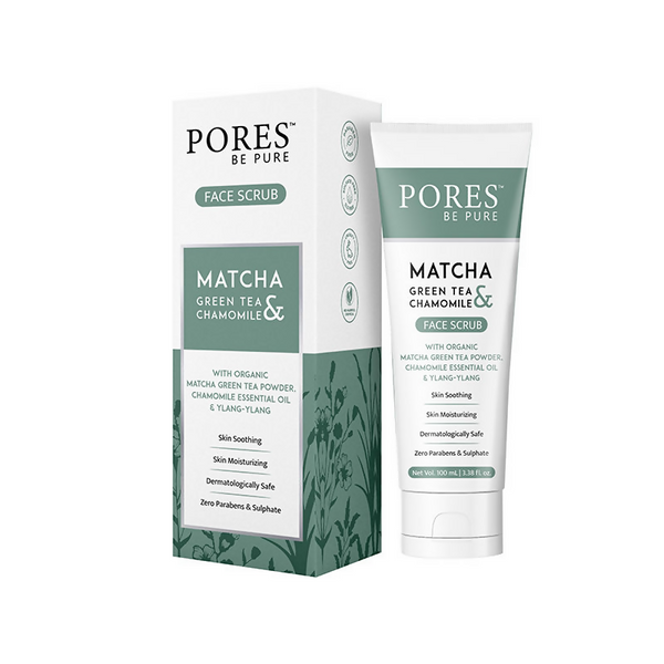 Pores Be Pure Matcha Green Tea Gel Face Scrub