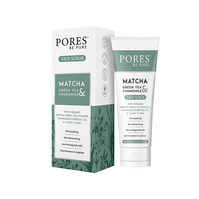 Pores Be Pure Matcha Green Tea Gel Face Scrub Hover Image