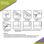 Safe-O-Kid Unique High Density L-Shaped 2 Mtr Long 4 Medium Edge Guard Strips
