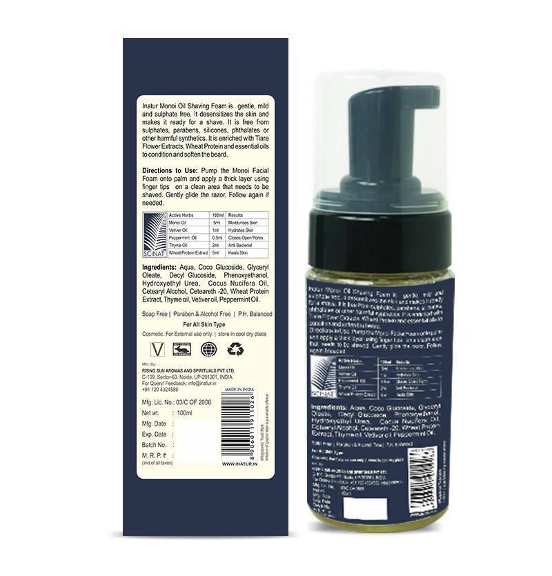 Inatur Monoi Shaving Foam For Men